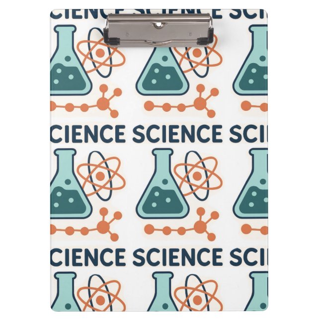 Porte-bloc Stickers Objet scientifique - Flacon, Molécules et (Devant)