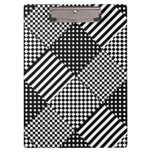Porte-bloc Stripes Check Harlequin Pois Conception mixte