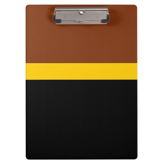 Porte-bloc Style de bloc de couleur Brown jaune (Devant)