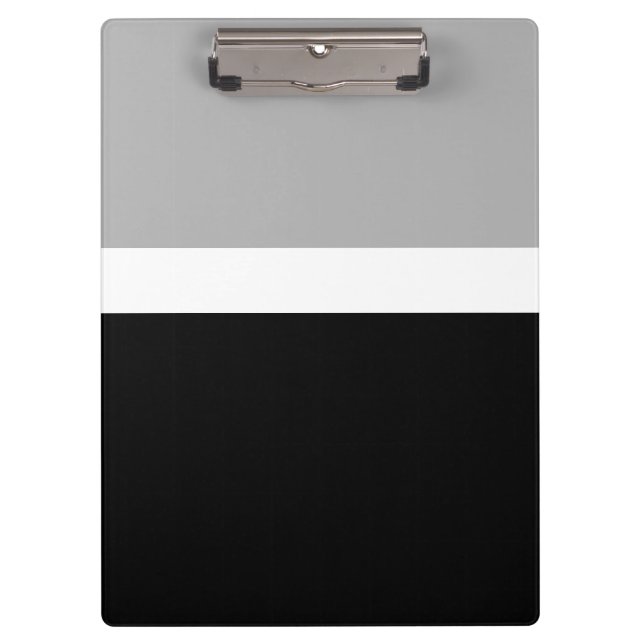 Porte-bloc Style de couleur gris blanc noir (Devant)