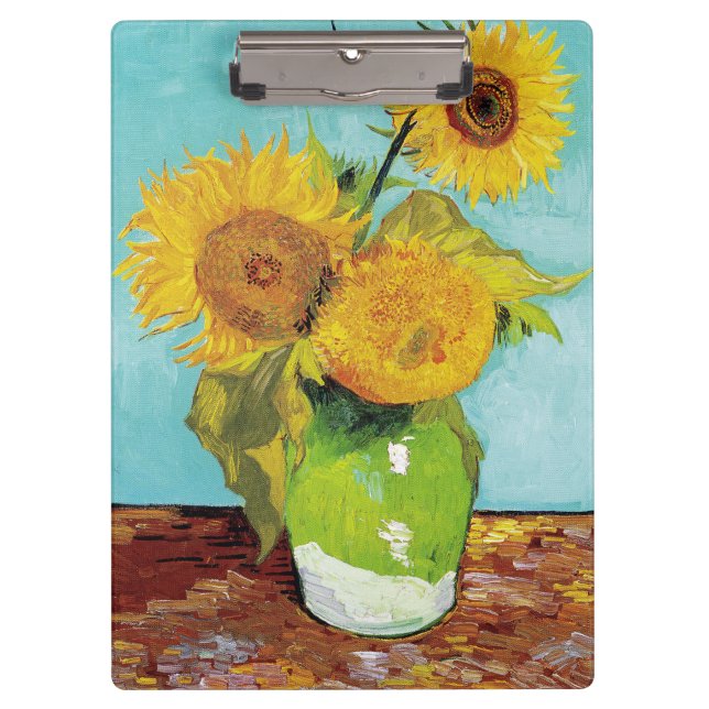 Porte-bloc Sunflowers Vincent van Gogh (Devant)