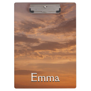 Porte-bloc Sunset Clouds II Pastel Nature Abstraite