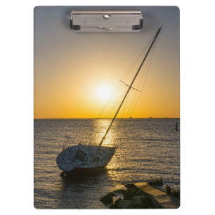 Porte-bloc Sunset Sailboat naufrage Gulf Breeze FL Porte - bl