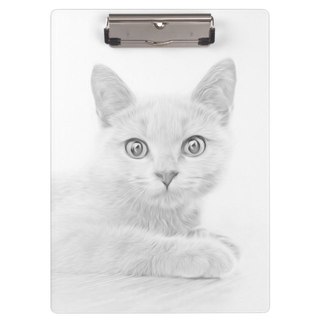 Porte-bloc SUPER CUTE Kitten Cat Portrait (Devant)