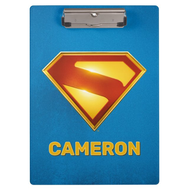 Porte-bloc Superman Golden S Shield brillance (Devant)