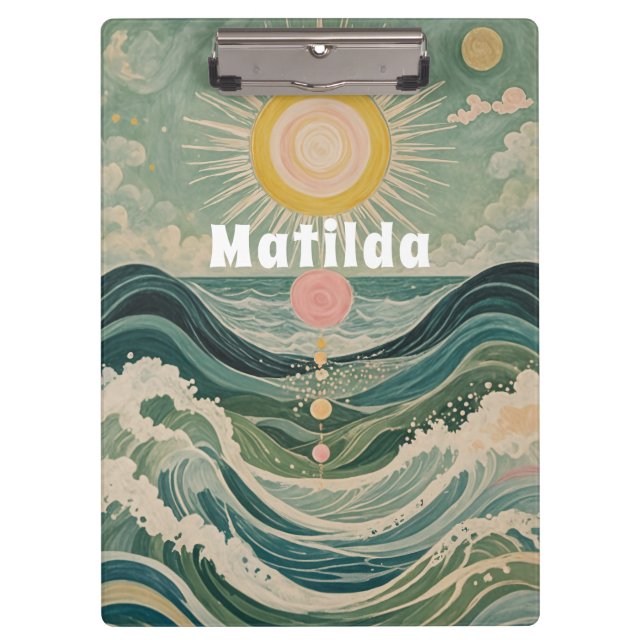 Porte-bloc Surtension solaire personnalisée (Devant)