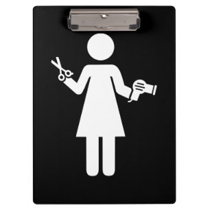 Porte-bloc Symbole coiffeur