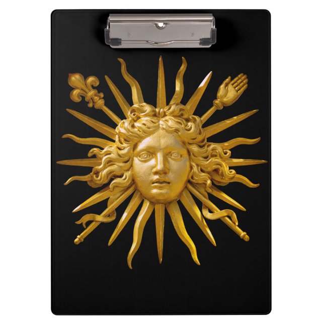 Porte-bloc Symbole de Louis XIV le Roi Soleil (Devant)