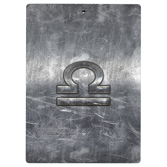 Porte-bloc Symbole de zodiaque de Balance dans le style en (Dos)