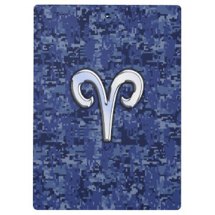 Porte-bloc SYMBOLE Zodiaque Aries sur la caméra numérique ble