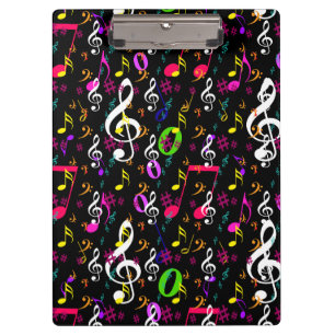 Porte-bloc Symboles musicaux Design Motif