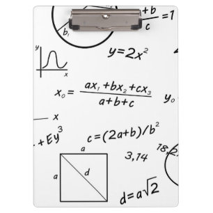 Porte-bloc Tableau blanc de maths