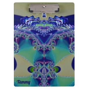 Porte-bloc TAMMY ~ WOW ! ÉTRANGE ! Aqua jaune bleu et vert