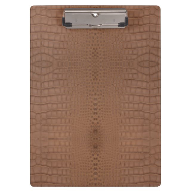 Porte-bloc Tan Alligator Texture Imprimer (Devant)