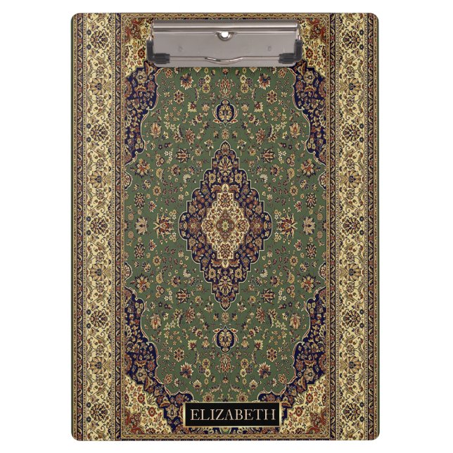 Porte-bloc Tapis Turc Persan Oriental - Nom (Devant)