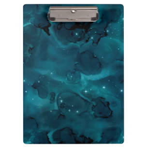 Porte-bloc Teal Galaxy Series Design 5