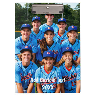 Porte-bloc team photo coach photo famille photo personnalisée