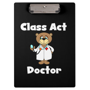 Porte-bloc Teddy Bear Class Act Docteur Porte - bloc