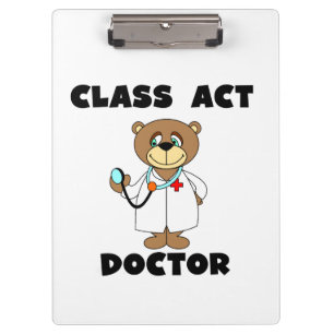 Porte-bloc Teddy Bear Class Act Docteur Porte - bloc