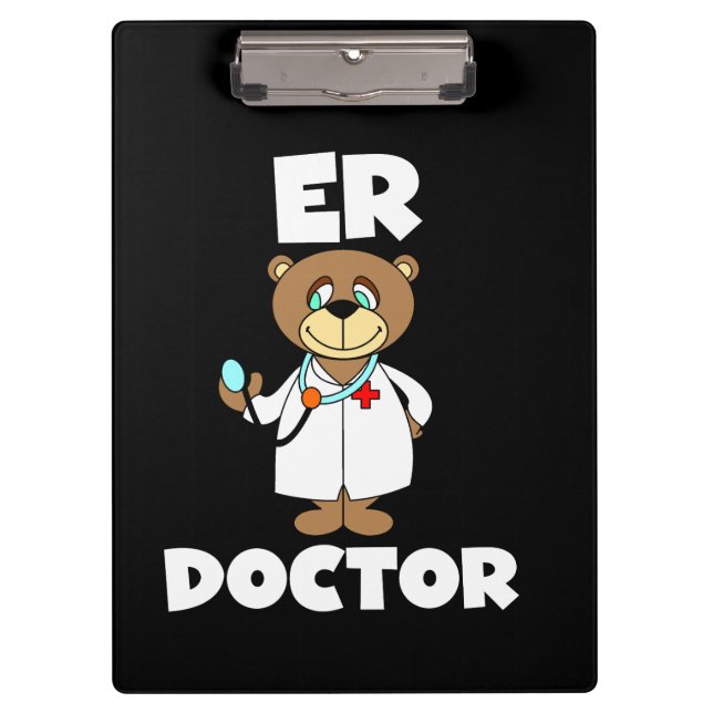 Porte-bloc Teddy Bear ER Docteur Porte - bloc (Devant)