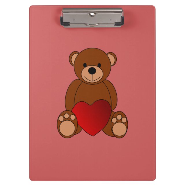 Porte-bloc Teddy Love (Devant)