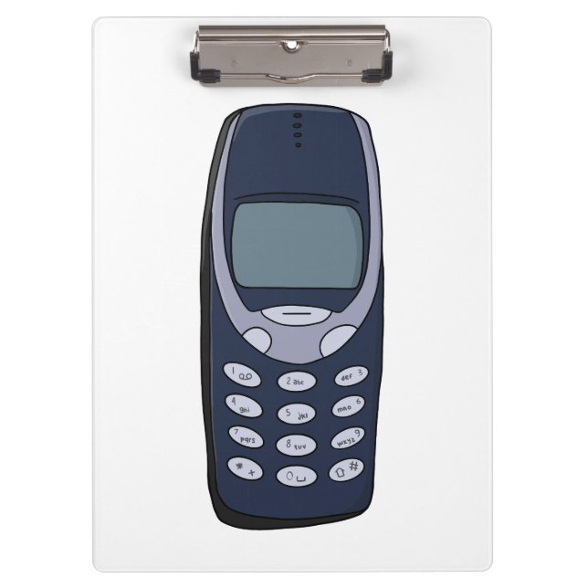 Porte-bloc Téléphone cellulaire vintage (Devant)