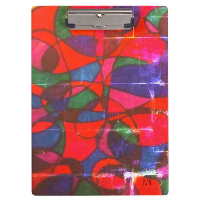 Porte-bloc Tessellation panoramique multicolore (Devant)