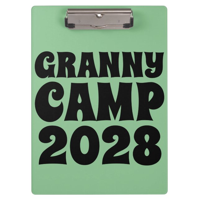 Porte-bloc Texte du camp de Granny (Devant)