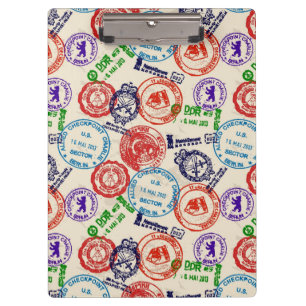 Porte-bloc Texture avec de vrais timbres