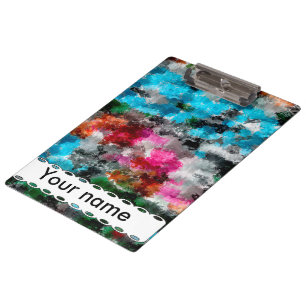 Porte-bloc Texture colorée