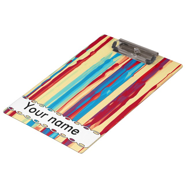 Porte-bloc Texture d'aquarelles (Incliné)