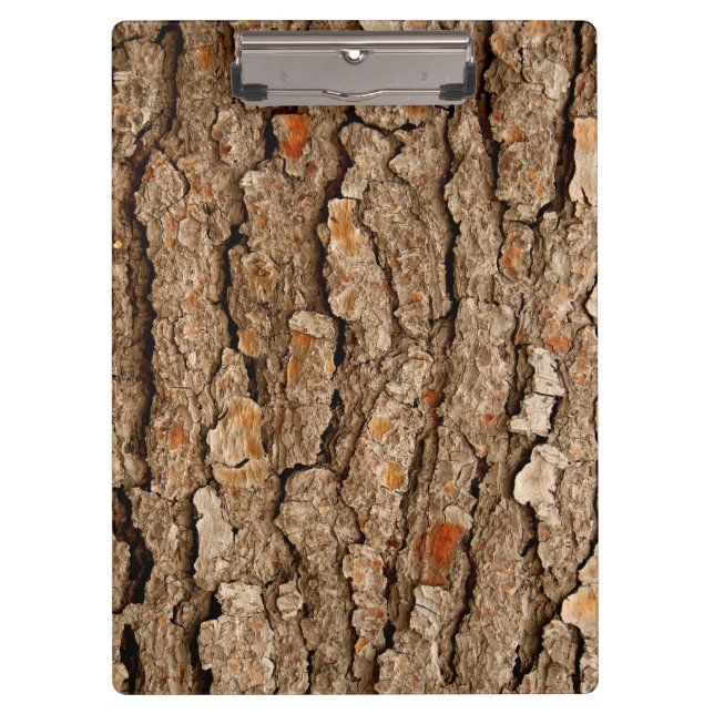 Porte-bloc Texture de l'écorce de pin (Devant)