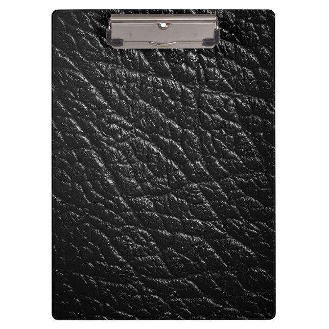 Porte-bloc Texture en cuir noire pour l'arrière - plan (Devant)