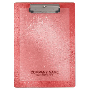 Porte-bloc Texture en verre chatoyant rouge iridescente