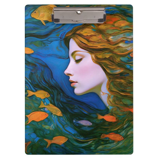 Porte-bloc "Thalassa" - Les Femmes Dans L'Eau (Devant)