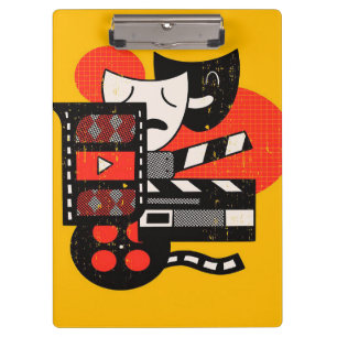 Porte-bloc Théâtre intérimaire Abstrait Théâtre dramatique