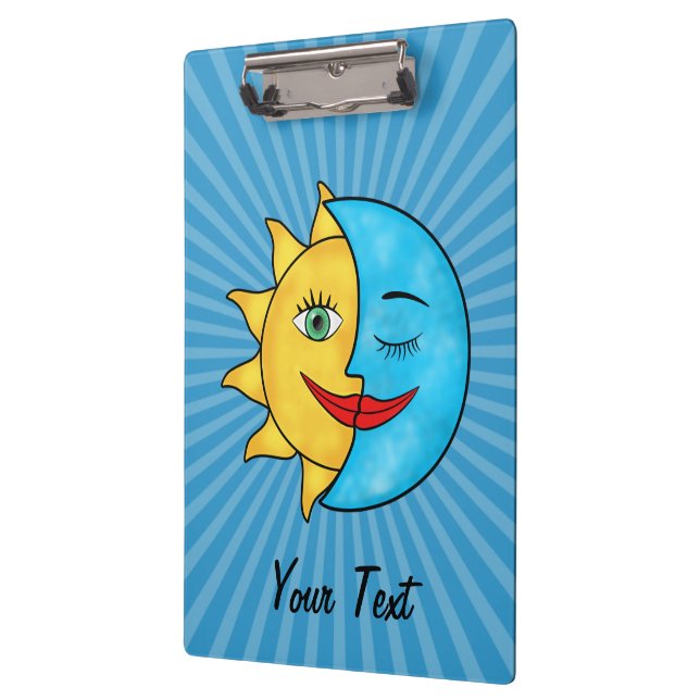Porte-bloc Thème céleste Soleil Lune (Gauche)