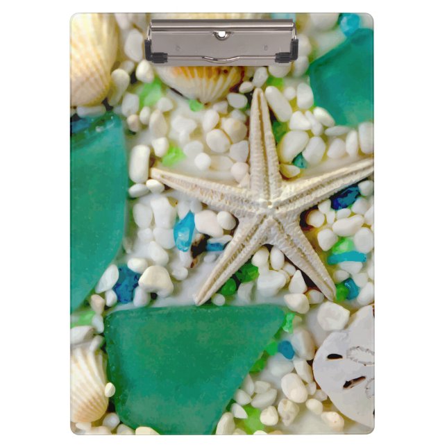 Porte-bloc Thème tropical de vie marine (Devant)