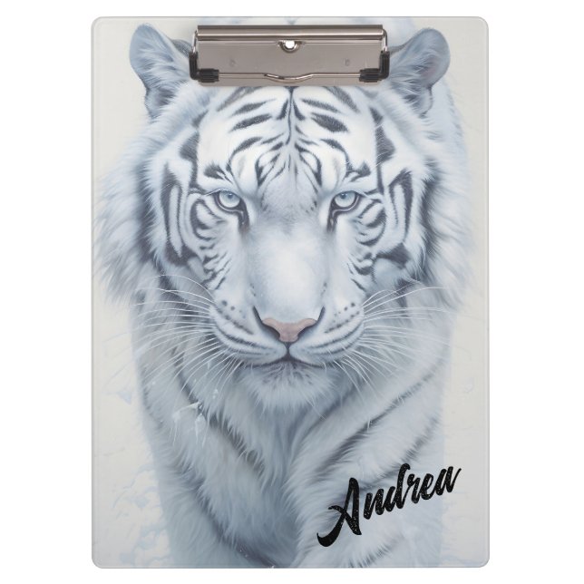 Porte-bloc Tigre blanc (Devant)