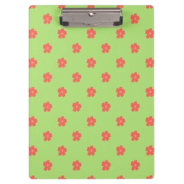 Porte-bloc Tissu floral délicat (Devant)