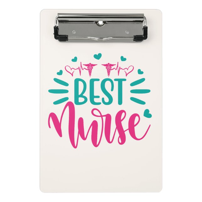 Porte-bloc TITLE  Meilleur Bloc-Notes Mini pour Infirmière –  (Devant)