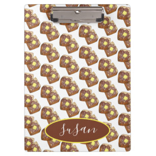 Porte-bloc Toast français avec Boulangerie Boulangerie Baker 