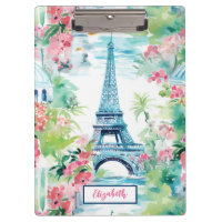 Tour Eiffel Paris France Floral