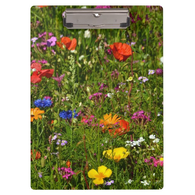 Porte-bloc toutes sortes de belles fleurs (Devant)