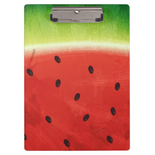 Porte-bloc Tranche géante de pastèque à l'aquarelle mignonne 