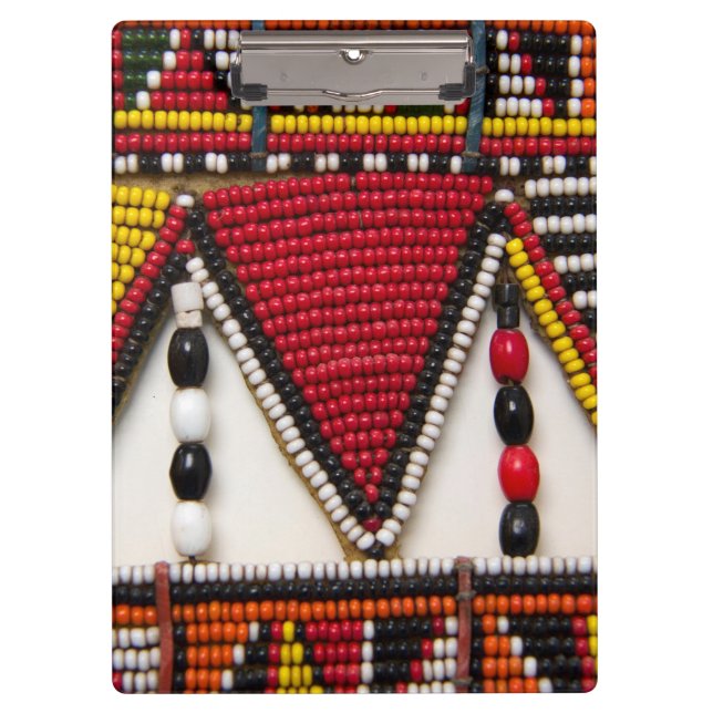 Porte-bloc Travail de perles tribal Maasaï (Devant)