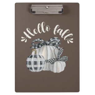 Porte-bloc Trois Citrouilles Bonjour Automne