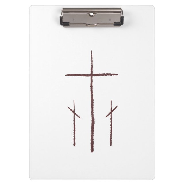 Porte-bloc Trois croix de Calvaire (Devant)