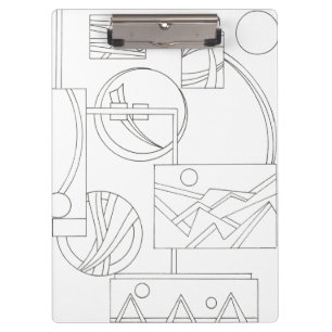 Porte-bloc Trois-Modernes Bauhaus Géométrique du rêve de l'ar