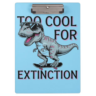 Porte-bloc Trop Cool Pour L'Extinction T-Rex Skater - Dino Dr